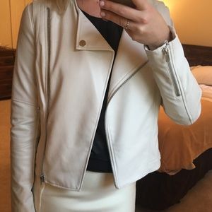 Chic faux leather jacket